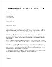 However, a personal recommendation letter can also be used for a job application. Recommendation Letter From An Employer