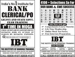 It provides the best guidance to the aspirants for the preparation of online banking exam by the experienced and learned faculty members. Bank Po Coaching Services In Moga By Institute Of Banking Training Id 4623132155