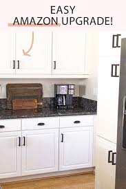Simple Kitchen Refresh In 2020 Black Kitchen Handles Simple Kitchen Update Kitchen Cabinets
