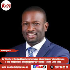 Our Minister for Foreign Affairs taking Tanzania's side