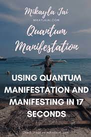 Wayne dyer, a man i thoroughly respect. Quantum Manifestation How It Works In 17 Seconds Mikayla Jai