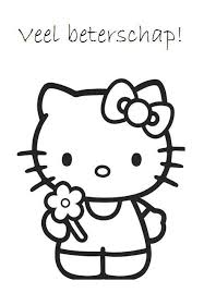 Juf Anke Dagritmekaarten Startset Kleuters Hello Kitty Verjaardag Hello Kitty Kleurplaten