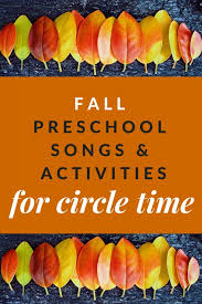 You'll find songs, weather charts, math, readings and more. Fall Preschool Songs And Literacy Activities For Circle Time