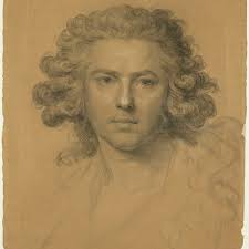 Vue présumée du jardin du Luxembourg à Paris.