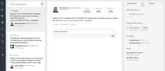 Context For Conversations With Zoho Crm This Feature Gives You Context From The Social Perspective Whenever You Look Up A Contact Profile Y Zoho Crm Social