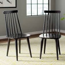Allmodern Spindle Solid Wood Dining Chair Reviews Wayfair Solid Wood Dining Chairs Dining Chairs Farmhouse Dining Chairs