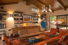 The average height of these stands is 33 inches high. 75 Beautiful Mid Century Modern Living Room With A Music Area Pictures Ideas July 2021 Houzz
