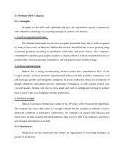 Promoters holding remains unchanged at 74.97% in mar 2021 qtr. Swot Docx 2 3 Perform Swot Analysis 2 3 1 Strengths Strengths Are The Skills And Capabilities That Give The Organization Special Competencies And Course Hero