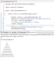 Pyramid Pattern Programs In Java Journaldev