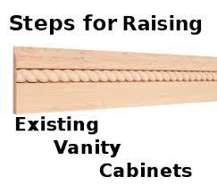 Costs can also increase where existing fixtures need to be removed. How To Make Existing Bathroom Cabinets Higher