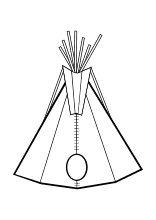 Free printable & coloring pages. Tipi Malvorlage Coloring And Malvorlagan