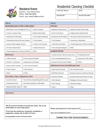 Residential House Cleaning Checklist House Cleaning Checklist Cleaning Checklist Template Clean House