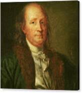 Portrait Of Benjamin Franklin by George Peter Alexander Healy