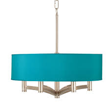 Caliente by benjamin moore as featured on the lettered cottage. Possini Euro Design Brushed Nickel Large Chandelier 36 Wide Modern Teal Blue Faux Silk 6 Light Fixture For Dining Room House Foyer Kitchen Island Entryway Bedroom Living Room Tools Home Improvement Lighting