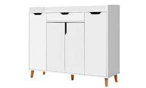 Featuring a stylish contemporary design and dark gray finish, this cabinet is easy to coordinate with any style of decor. Atlantis Shoe Cabinet Shoes Storage Rack 120cm From Aed 899 A To Z Furniture
