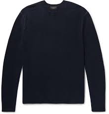 Rag Bone Haldon Cashmere Sweater Blue Rag And Bone