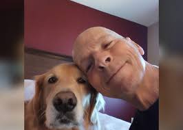 Man bringing service dog 'Cooper' to Enoch community