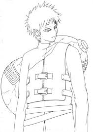 Select from 32346 printable crafts of cartoons, nature click the gaara coloring pages to view printable version or color it online (compatible with ipad and. Pin On Naruto Coloring Pages