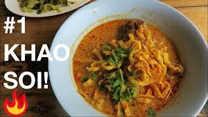Best Khao Soi In Chiang Mai Kowsoy Maesai Thai Food Restaurant Chiangmai Thailand Fire Youtube