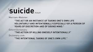 The Definition Of Suicide Law Officer