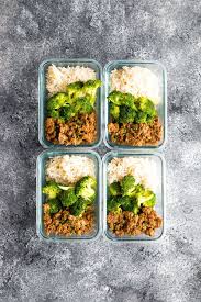 Sour cream, salsa, sliced avocado, fresh cilantro, lime wedges; Korean Inspired Ground Turkey Meal Prep Sweet Peas And Saffron