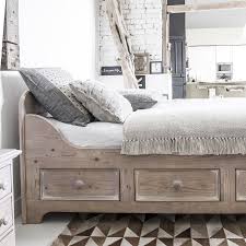 Payez en 4x sans frais. Lit 160x200 Avec Tiroirs En Epicea Naturel Cendre Natural Lits 2 Personnes Interior S