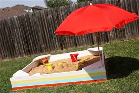 Bring The Beach In Your Backyard Amazing Diy Sandbox Backyard Sandbox Diy Sandbox Diy Kids Toys