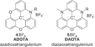 Diazaoxatriangulenium Synthesis Of Reactive Derivatives And