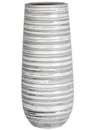 Black And White Striped Vase Next Sullivans Grey White Striped Ceramic Vase New Fashion Home Garden Homedcor Vases Ebay Link Striped Vase Ceramic Vase Grey Ceramics