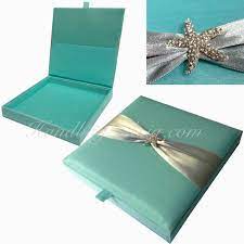 Beach Wedding Invitation Silk Invitation Box Starfish Rhinestone Brooch Beach Wedding Invitations Box Wedding Invitations Wedding Invitation Styles