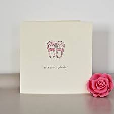 Handmade Newborn Baby Card