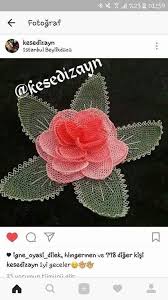 Hamide Cansiz Kuyuk Adli Kullanicinin Cicekler Panosundaki Pin Kurdele Oyasi Oya Ornekleri Elde Nakis
