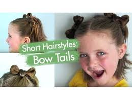 I reeeally like my haircut yay thank you so much to sophie for my ccs! Bow Tails Short Hairstyles Cute Girls Hairstyles Youtube