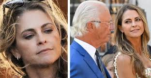 Prinsessan Madeleine hjälper pappa kungen i Stockholm