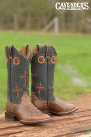 Ariat Black And Brown Boots Ariat Men S Ranchero Adobe Clay And Black Wide Square Toe Western Boots Ariat Mens Boots Boots Western Boots