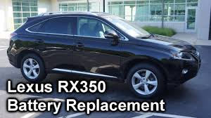 Lexus put such a small battery under the hood in the 2006 rx 400h that it does not last. Lexus Rs350 Battery Replacement The Battery Shop Youtube