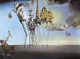 Salvador dali schrieb diesen brief an seine schwester. Salvador Dali Die Versuchung Des Heiligen Antonius Surrealismus Malerei Dali Gemalde Surreale Kunst