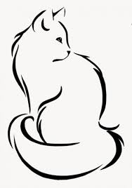 28 Trendy Cats Tattoo Simple Line Drawings Cat Silhouette Tattoos Cat Tattoo Designs Cat Tattoo Simple