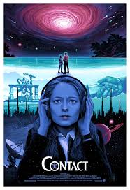 Contact Movie Poster Screen Print By C A Martin Contact Movie Cinema Posters Movie Poster Art