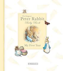 Baby photo books & albums. My First Year Peter Rabbit Baby Book By Beatrix Potter