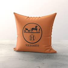 9 q m u 7 f s b p o n s s o f i e r e d. Hermes Orange Pillow Case Soft Cushion Cover Jadaluxe