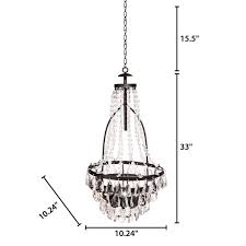 This special statement solar lighted hanging chandelier features hanging acrylic multicolored jewel beads garlands. Ophelia Co Uriel Black 1 Bulb 32 79 H Solar Powered Integrated Led Outdoor Chandelier Reviews Wayfair