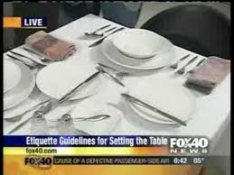 Maybe you would like to learn more about one of these? Proper Table Settings With Rebecca Black On Fox 40 Youtube