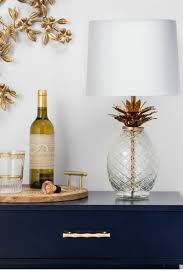 Glass Pineapple Table Lamp Brass Opalhouse Unique Table Lamps Brass Table Lamps Pineapple Lamp