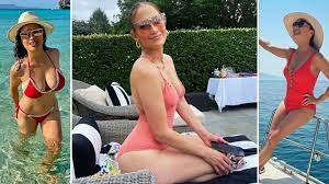 Bikini-clad celebs over 50! Jennifer Lopez, Elizabeth Hurley & more  gorgeous beachside photos | HELLO!