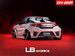 new body kit lb works ssx 660r liberty walk リバティーウォーク ホンダ s660 s660 カスタム モデューロ
