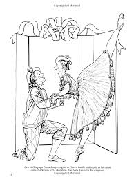 Nutcracker Ballet Coloring Book Dover Holiday Coloring Book Brenda Sneathen Mattox 9780486440224 Coloring Books Holiday Coloring Book Dance Coloring Pages