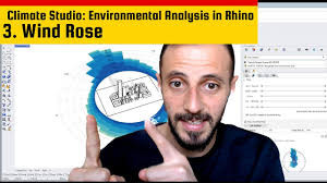 3- Analyzing Wind Patterns with Climate Studio 🌬️ #windrose #climatestudio  #environmentaldesign