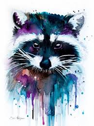 Expand Your Knowledge With Watercolor Painting Ideas Homesthetics Inspiring Ideas For Your Home Raccoon Art Art Raccoon Illustration