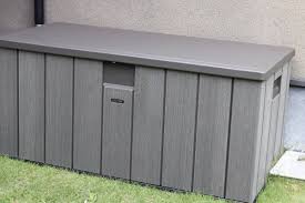 コストコで2度見 激安だった大モノを買っちゃった 家飲みに欠かせない送料無料の一品 with lattice ガーデンベンチ 収納 ベンチ 収納 屋外 ストッカー 屋外